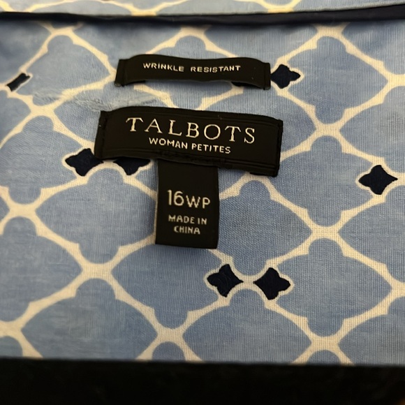 Talbots blouse - Picture 3 of 5